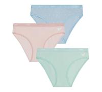 DIM Mädchen - Les Pockets Slips aus Baumwolle x3 | Ultraweich & Bequem | Elastischer Bund | Farbige Motive