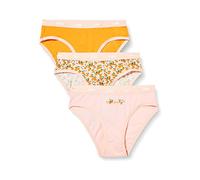 DIM Mädchen - Les Pockets Slips aus Baumwolle x3 | Ultraweich & Bequem | Elastischer Bund | Farbige Motive Stars/Weiß/Blau 16 Jahre