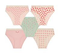 DIM Mädchen - Les Pockets Slips aus Baumwolle x5 | Ultraweich & Bequem | Elastischer Bund | Farbige Motive