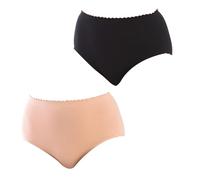Dim Slip für Frauen Hohe Taille Body Touch Easy x2 New Skin/Schwarz S