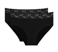 Dim Slip Women Maxi Cotton Female x2 Schwarz S