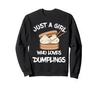 Dim Sum Nur EIN Mädchen Feinschmecker Asiatische Essen Knödel Liebhaber Sweatshirt