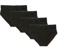 Dim Women's Maxi & Comfort Slip Female Cotton x4 Schwarz L