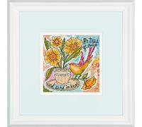 DIMENSIONS 5x5 Be True of Spirit Needlepoint Kit: Blue Floral, Baumwolle, 35 x 35cm