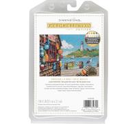Dimensions 70-65230 Petite Gold Collection Dockside Advanced Kreuzstich-Set, 17,8 x 12,7 cm, 18 cnt. weißer Aida, 4-teilig