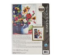 Dimensions D01534 Needlecrafts Crewel Eimer mit Blumen Zählmusterpackung mit Zählmuster, Wolle, mehrfarbig, Einheitsgröße