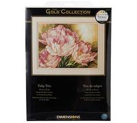 Dimensions – gezählte Kreuzstich – D35175 – Tulpen-Trio – Gold