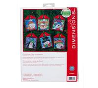 Dimensions Gezählter Kreuzstick Set, Pack of 6, Christmas Pals