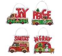 Dimensions Stickpackung mit Zählmuster: Ornament Set: Holiday Truck