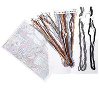 Dimensions Zählmusterpackung mit Zählmuster, Baumwolle, weiß, 35,6 x 27,9 cm