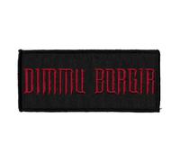 Dimmu Borgir Band Logo Rot Sew on Patch One Size