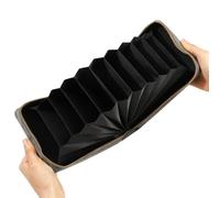 Dinchaakuarry Circular Knitting Needle Bag - Multi Pocket Portable Organizer Pouch, Slim Storage Case for Needles Crochet Hooks Craft Tools | Durable Travel Gatherings Spools Handmade Projects