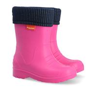 DINO gefütterte Kinder-Gummistiefel aus EVA Pink 24/25