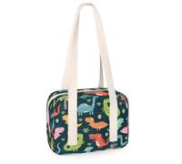 Dino kleine Sporttasche, niedlicher Dino-Mini-Sportbeutel, leicht, lässig, Reisen, Sport, Organizer, Tasche für Kinder, Mädchen, Jungen, Damen, Herren