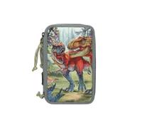 Dino World 3-Fach Federtasche BITE inkl. Stifte