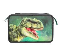 Dino World 3-Fach Federtasche mit 3D Effekt inkl. Stifte