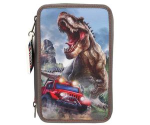 Dino World 3 Fach Federtasche NEW WORLD