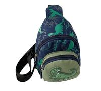 Dinosaurier-Kindertasche - Schulter-Cross-Body-Sling-Rucksack, Kinder-Umhängetasche, Leichter Tagesrucksack | Kinderrucksack Zum Wandern, Reisen, Schule, Für Und Mädchen, Outdoor-Abenteuerspaß,