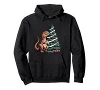 Dinosaurier Weihnachtsbaum Weihnachten Pullover Hoodie
