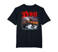 Dio Holy Diver Cover on Black T-Shirt, Herren Große Größen, Schwarz, 4X Tall