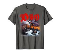 Dio Holy Diver Cover on Grey T-Shirt