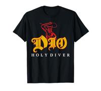 Dio Holy Diver on Black T-Shirt
