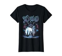 Dio Master of The Moon On Black T-Shirt, Damen, Schwarz, XL