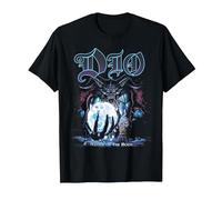 Dio Master of The Moon On Black T-Shirt, Herren, Schwarz, XXL