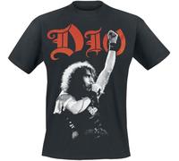 Dio We Rock Männer T-Shirt schwarz L 100% Baumwolle Band-Merch, Bands