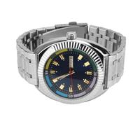 Dioche Armbanduhr Herren Analoge Herren-Analog-Quarzuhr, Wasserabweisend, Datumsfunktion, Stilvolle Freizeituhr mit Edelstahlarmband, Blaues Design (Blue)