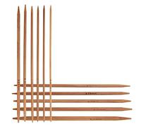 Dioche Stricknadeln für Socken, Set mit 11 Doppelseitigen Bambus-Stricknadeln in 11 Verschiedenen Größen für Alle Strickbegeisterten (13 cm)