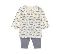 Dirkje Baby - Jungen Pyjama Organic Cotton Set, Faded Blue, 110-116 EU