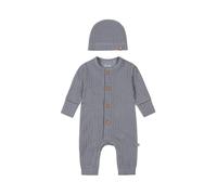 Dirkje - Boys - 1 PCE Babysuit + hat - Organic Cotton and Elastane - Faded Blue - Size 56