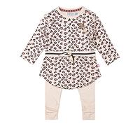 Dirkje - Girls - Babysuit - Cotton - 2-Piece - Dress with Legging - Long Sleeves - Winter/Autumn - Soft pink - Size 50