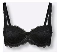 Susa Dirndl-BH Push-Up mit Bügel Gr. 90 Cup E Schwarz