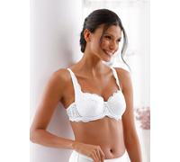 Susa Dirndl-BH Wiesn-Zauber 8033 – Push-Up mit Bügel, verstellbare Träger – 90E Weiß