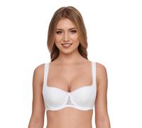 Dirndl-BH SUSA "Wiesn Zauber", Damen, Gr. 85, Cup F, weiß, Spitze, Obermaterial: 52% Baumwolle, 40% Polyamid, 8% Elasthan, unifarben, bequem, BHs Dirndl-BH, Soft-Cups, Spitze, mit Bügel, Stäbchen in d