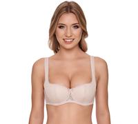 Dirndl-BH SUSA "Wiesn Zauber", Damen, Gr. 95, Cup D, beige (pure beige), Spitze, Obermaterial: 52% Baumwolle, 40% Polyamid, 8% Elasthan, unifarben, bequem, BHs Dirndl-BH, Soft-Cups, Spitze, mit Bügel,