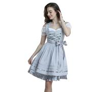Dirndl Billig Damen Midi Dirndl Trachtenkleid Trachtenmode Dirndlkleider Trachtenrock Spitze Kleid Traditionelles Für Karneval Oktoberfest Party Kostüm Besondere Anlässe