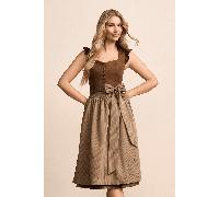Dirndl CARLACIA - Krüger Madl - 70 cm - 416172-070-0007 Braun/Braun - Gr. - 34