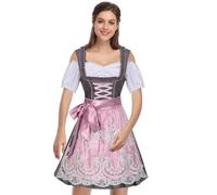 Dirndl Damen Midi Dirndl Trachtenkleid Bayern Dirndl Oktoberfest