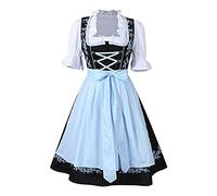 Dirndl Damen Midi Und Dirndlbluse Oktoberfest Trachtenrock Komplettsets Lederhose Tracht Kurz Lang 164 Trachtenmode Dirndlkleid Polka Dots Cosplay Grosse Grössen Dirndel Röcke Blau L Damen