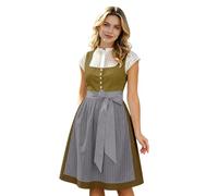 Dirndl Damen Mit Used Look Hemd Für Oktoberfest Damen Outfit Trachtenkleid Damen Dirndl Schürze Schwarz Dirndl Mit Bluse