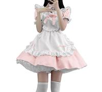 Dirndl Damen Trachtenrock Bayerisches Oktoberfest Kostüm Frauen Deutsch Traditionelle Outfits Karneval Halloween Kleid Bar Kellnerin Cosplay Bier Mädchen Fancy Dress Maid Plaid Dirndlkleid