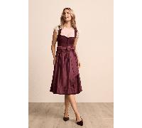 Dirndl IRVELA - Krüger Madl - 70 cm - 416572-070-0090 Bordeaux/Bordeaux - Gr. - 30