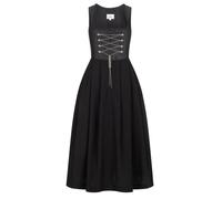 Dirndl NÜBLER "Dirndl lang Frau Wirtin", Damen, Gr. 50, EURO, schwarz, Obermaterial: 100% Viskose CV., Kleider (67654214-50) schwarz