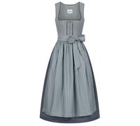 Dirndl NÜBLER "Dirndl lang Gill", Damen, Gr. 50, EURO, silber, Obermaterial: 100% Viskose CV., Kleider (52990749-50) silber