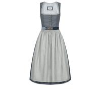 Dirndl NÜBLER "Dirndl midi Edda", Damen, Gr. 46, EURO, blau, Obermaterial: 100% Polyamid PA., Kleider (64097342-46) blau