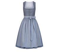 Dirndl NÜBLER "Dirndl midi Elsa", Damen, Gr. 46, EURO, blau, Obermaterial: 100% Polyester PES., Kleider (63512545-46) blau