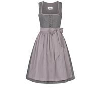 Dirndl NÜBLER "Dirndl midi Fabiane", Damen, Gr. 34, EURO, grau, Obermaterial: 100% Viskose CV., Kleider (98211759-34) grau